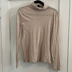 J. Crew Beige Long Sleeve Turtleneck